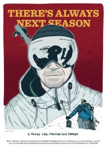 There's always a next season - illustration of a skier with his glasses on